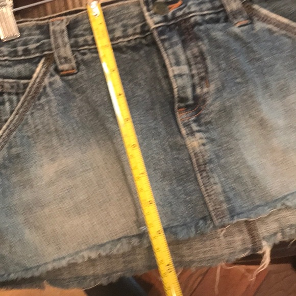 ABERCROMBIE & FITCH DENIM MINI SKIRT! Size 00. - Picture 7 of 7